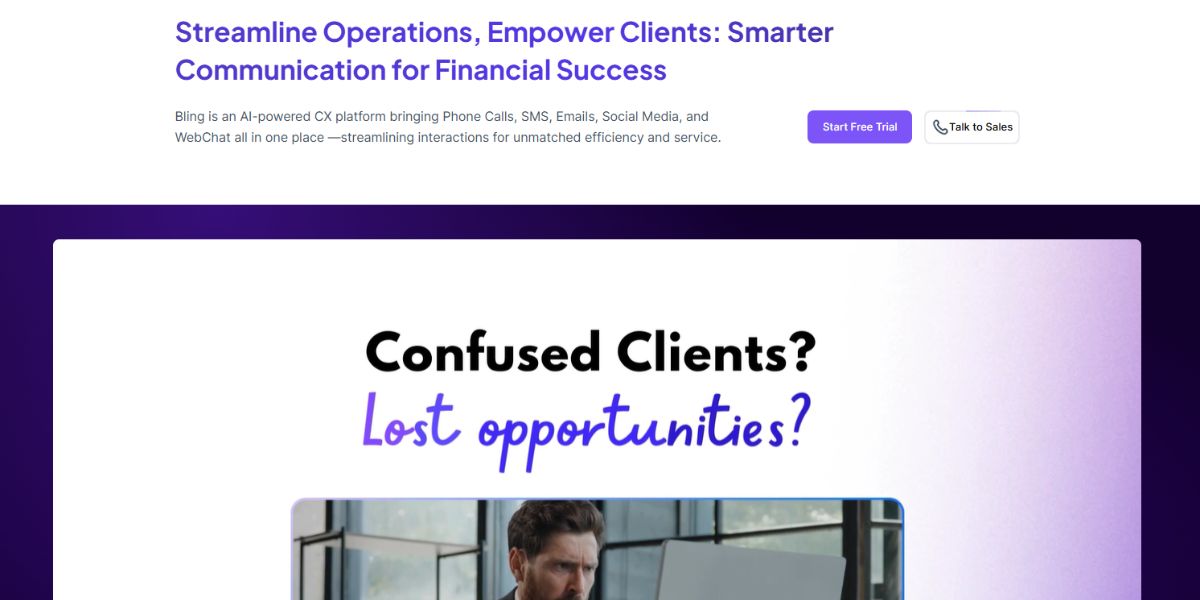 Bling | Business Phone Services for Financial advisors
